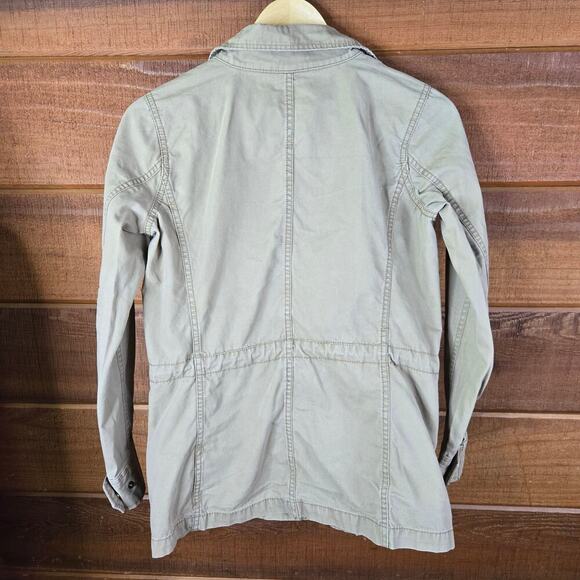 Madewell Womens Fleet Passage Utility Cargo Jacket XS Khaki Military Gorpcore - Picture 2 of 11